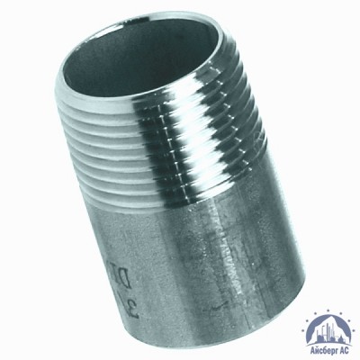 Ниппель стальной оцинкованный Ду 15 1/2'' ГОСТ 8965-75 купить в Уральске