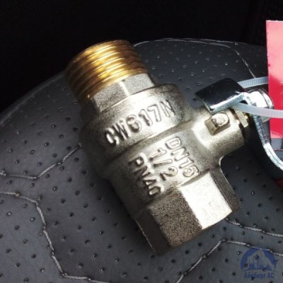 Кран шаровый нержавеющий муфтовый трёхходовой L образный DN 20 26,9 мм 3/4" AISI 316 купить в Уральске