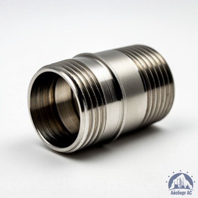 Ниппель переходной нержавеющий DN 32х15 1 1/4"-1/2" 42,4х21,3 мм AISI 316 двойной НР-НР купить в Уральске