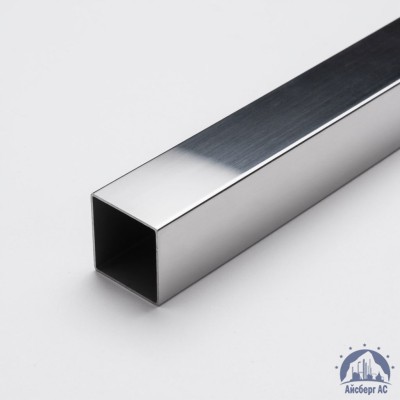 Труба нержавеющая квадратная 40х40х1,5 мм зеркальная AISI 304 DIN 2395 купить в Уральске