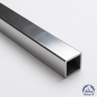 Труба нержавеющая квадратная 25х25х2 мм шлифованная AISI 304 DIN 2395 купить в Уральске