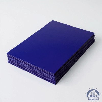 Лист с полимерным покрытием 2х1250х2500 мм RAL 5002 купить в Уральске