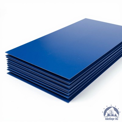 Лист с полимерным покрытием 2х1250х2500 мм RAL 5005 купить в Уральске