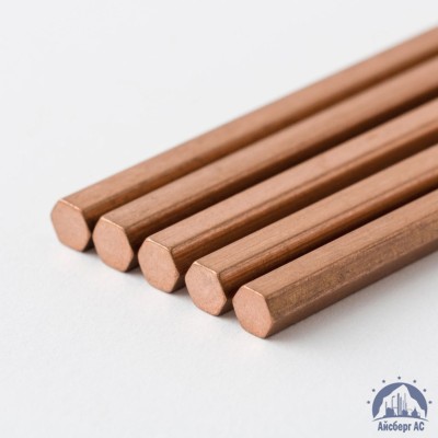 Шестигранник медный 10 мм М3 ГОСТ 1535-2016 купить в Уральске