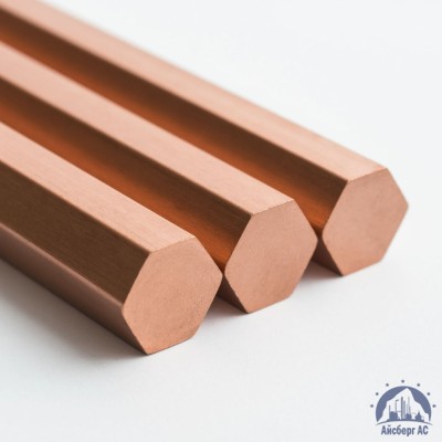 Шестигранник медный 100 мм М2 ГОСТ 1535-2016 купить в Уральске