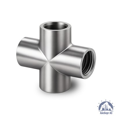 Крестовина нержавеющая DN 15 1/2" 21,3 мм AISI 304 ВР-ВР-ВР-ВР купить в Уральске