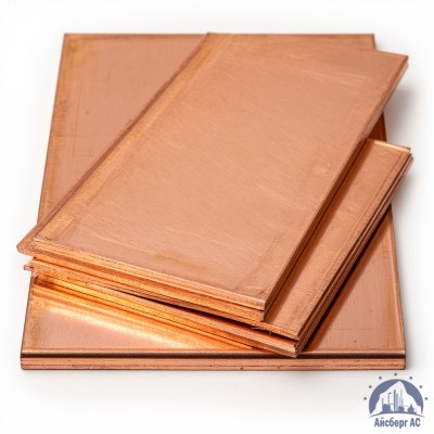 Плита медная 97х600х1500 мм ГПРХХ М1ф ГОСТ 1173-2006 купить в Уральске