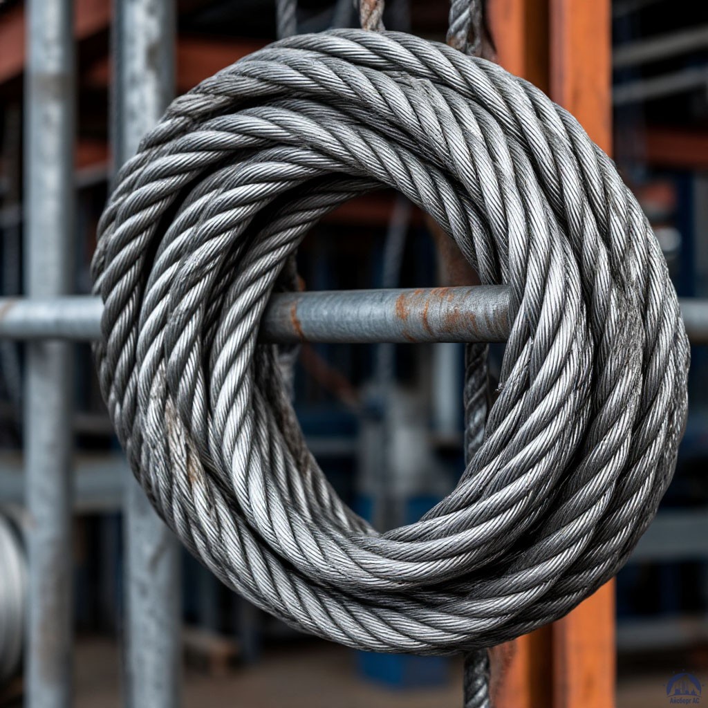 Канат 47,5 мм ГОСТ 2688-80 свивка ЛК-Р 6х19 (1+6+6/6)+1