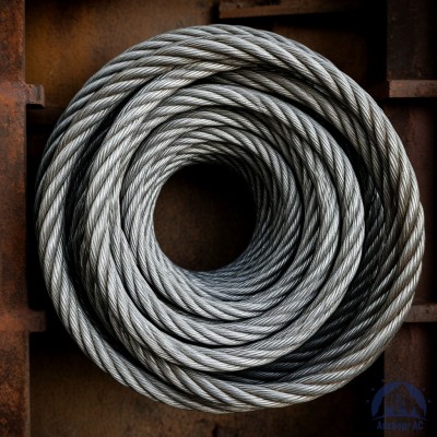 Канат 7.6мм ГОСТ 2688-80 свивка ЛК-Р 6х19 (1+6+6/6)+1